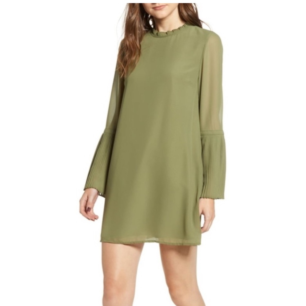 CUPCAKES & CASHMERE Green dress women’s size small